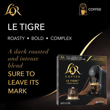 L'OR Le Tigre Coffee Capsules